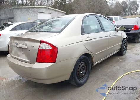 2004 Kia Spectra Ex/Lx z USA, uszkodzony, nr VIN KNAFE121045010654